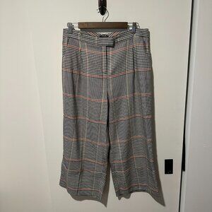 Halogen x Atlantic-Pacific Plaid Wide Leg Pants – Size 10P (Petite)